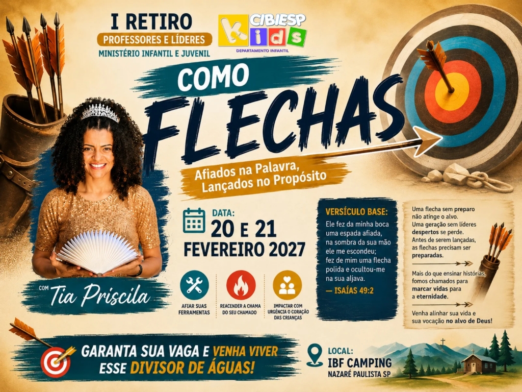 Retiro CIBIESP Kids - Cartaz do evento